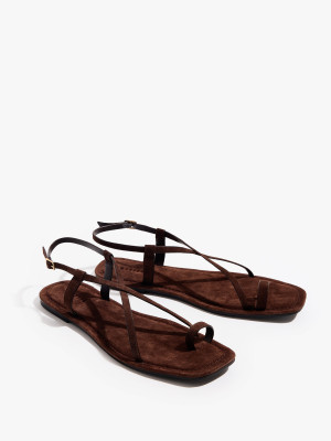 Mohito - Ledersandalen - Dunkelbraun - 40