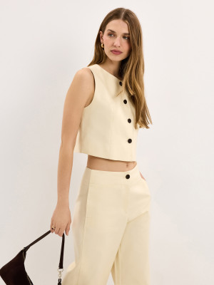 Mohito - Gilet - giallo chiaro - 40