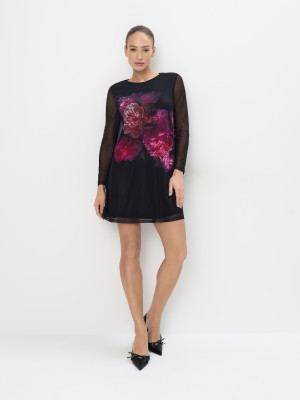 Mohito - Minikleid in A-Linie - Schwarz - XS
