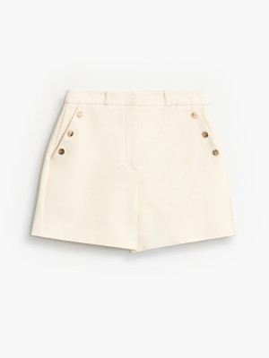 Mohito - Pantaloncini con bottoni decorativi - nude - 36
