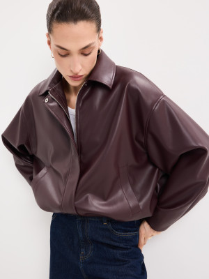 Mohito - Bikerjacke - Dunkelrot - 44