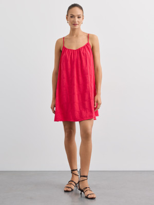 Mohito - Minikleid mit Trägern - Fuchsia - 32