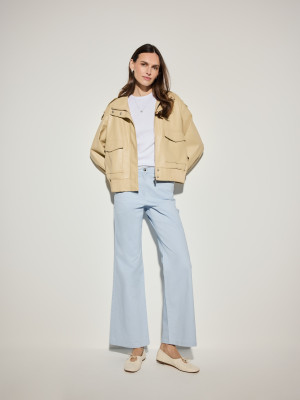 Mohito - Pantaloni flare - blu pallido - 40