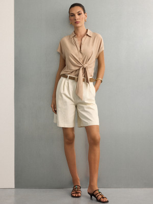 Mohito - Bermuda-Shorts - Creme - 38