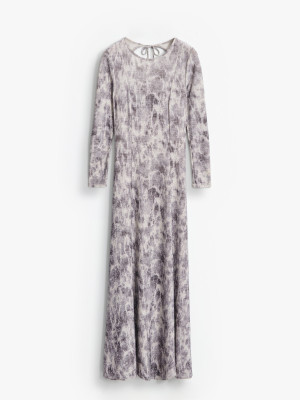 Mohito - Maxi abito con filato metallizzato - beige - M