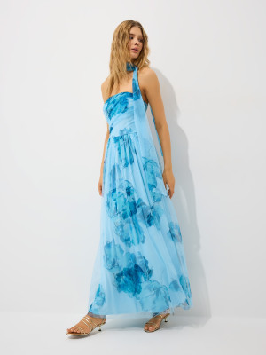 Mohito - Maxi abito - blu pallido - L