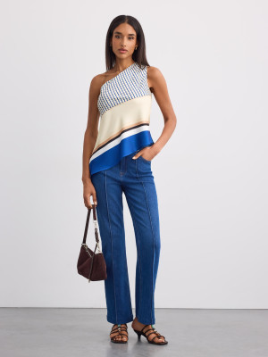 Mohito - Vaqueros flare - azul - 40