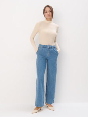 Mohito - Blusa in misto lyocell - nude - XL