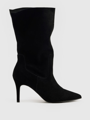 Mohito - Ankle Boots aus Leder - Schwarz - 38