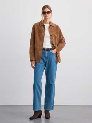 Mohito - Jeansy wide leg - niebieski -