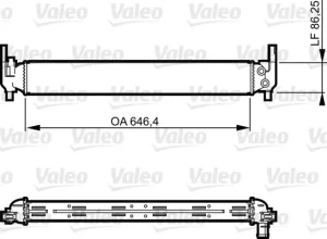 1.0 TSI, 1.2 TSI, 1.4 TSI, 1.4 TDI SEAT TOLEDO IV Chłodnica wody VALEO