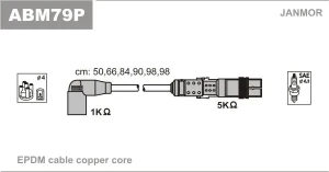 2.8 VR6 VW TRANSPORTER T4 Przewody zapłonowe JANMOR