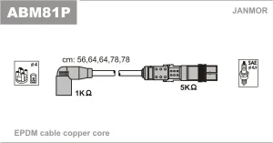ABM81P JANMOR Przewody zapłonowe