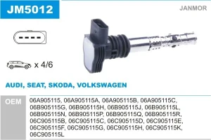 1.8 GTI, 1.8 GTi Cewka zapłonowa VW POLO JANMOR
