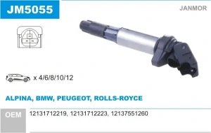 4.8 is, 4.4 i Cewka zapłonowa BMW X3 E53 JANMOR