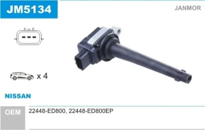 1.6 Cewka zapłonowa NISSAN QASHQAI I JANMOR