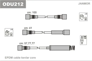 1.8 S, 2.0 i, 1.8, 2.0, 1.8 N OPEL OMEGA A Przewody zapłonowe JANMOR