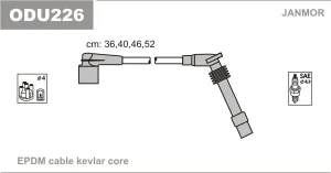 1.2 i OPEL CORSA B Przewody zapłonowe JANMOR