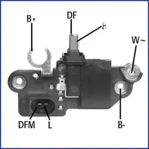 1.9 TDI AUDI A4 B5 Regulator napięcia HITACHI