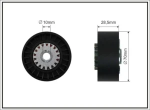 1.4, 1.6 16V, 1.4 i, 1.1 i CITROËN BERLINGO I Rolka napinacza paska klinowego CAFFARO
