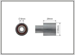 68 1.9, 110 1.9, 90 1.9 Rolka napinacza paska rozrządu VW POLO 3 CAFFARO