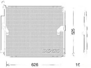 DCN50034 DENSO Skraplacz chłodnica klimatyzacji z osuszaczem