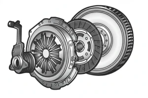 2.0 D VOLVO V70 III Zestaw sprzęgła tarcza koło zamachowe docisk wysprzęglik VALEO