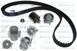 2.0 TDI, 1.9 TDI SEAT ALHAMBRA I Wellenset + wasserpumpe DOLZ