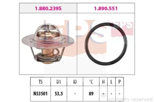 1.9 DTi, 1.9 D RENAULT CLIO II Termostat EPS