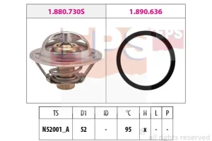 2.0 16V RENAULT SCENIC III Termostat EPS
