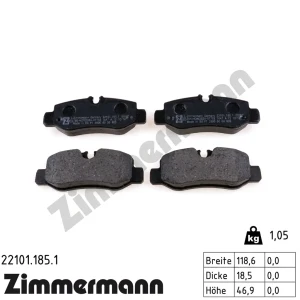 Klocki hamulcowe tył MERCEDES-BENZ VITO W447 ZIMMERMANN