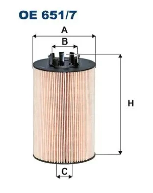 OE 651/7 FILTRON Filtr oleju