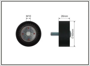 1.6 CDTi Mehrrippiger keilriemen set OPEL ASTRA J INA