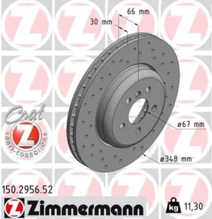 Tarcza hamulcowa przód BMW 3 ZIMMERMANN