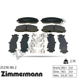 Klocki hamulcowe przód LANCIA VOYAGER ZIMMERMANN