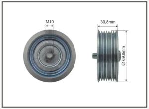 Rolka paska klinowego 3.7, 3.7 V6, NISMO 3.7 NISSAN 370Z CAFFARO