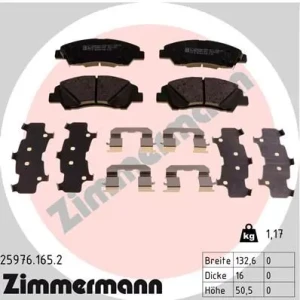 25976.165.2 ZIMMERMANN Klocki hamulcowe przód
