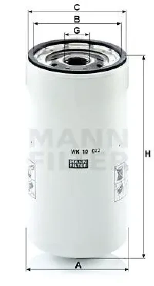 WK 10 022 MANN-FILTER Filtr paliwa