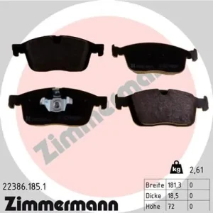 22386.185.1 ZIMMERMANN Klocki hamulcowe przód