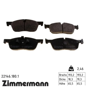 Klocki hamulcowe przód LAND ROVER RANGE ROVER EVOQUE I ZIMMERMANN