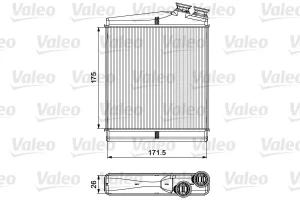 Nagrzewnica LAND ROVER FREELANDER II VALEO