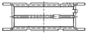 CLS 220, CLS 250 Panewka korbowodowa MERCEDES-BENZ CLS X218 MAHLE