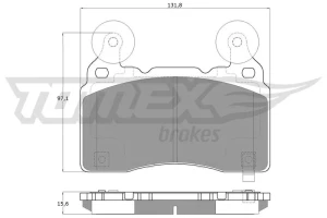 TX 18-89 TOMEX Brakes Klocki hamulcowe przód tomex brakes