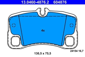 Klocki hamulcowe tył PORSCHE 911 VI ATE