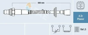 1.5 Sonda lambda diagnostyczna za katalizator TOYOTA PRIUS Liftback (_W2_) FAE