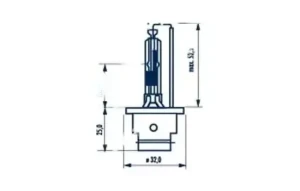 Żarówka 35w d2r ksenon NARVA 840063000