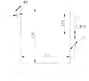 3.0 D4d TOYOTA LAND CRUISER Chłodnica wody NRF