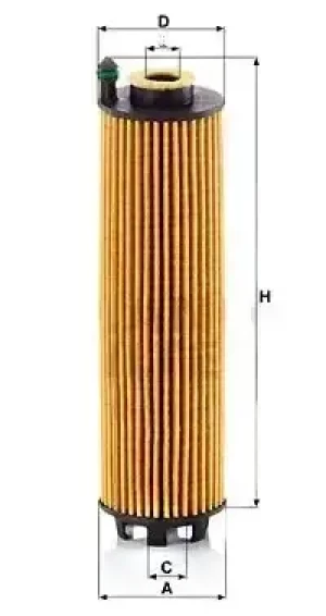 Filtr oleju hu 6028 z MERCEDES-BENZ SPRINTER B907, B910 MANN-FILTER