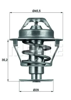1.5 D PEUGEOT 106 II Termostat MAHLE
