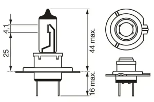 Żarówka h7 BOSCH 1 987 302 075